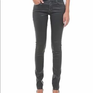 AG The Legging Ankle Skinny Faux Leather Jeans